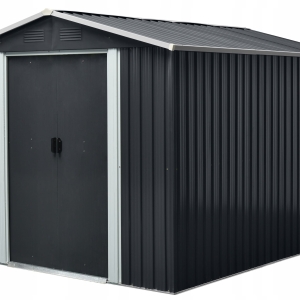 DOMEK NARZĘDZIOWY OGRODOWY 196x194x188cm BLASZANY METALOWY ALTANA GARAŻ